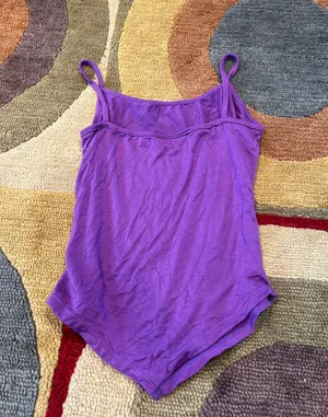Belair Purple Hankercheif Sequin Beaded Crop Tank Top Y2K Style Vintage Junior’s thumbnail 4
