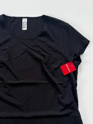 NWT Spanx “Yes, Pleats! Tee” size Medium thumbnail 3