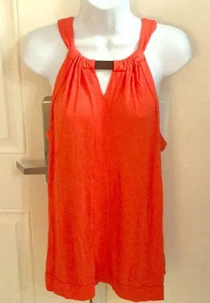 Apt 9 halter tank in Mellon summer wear L thumbnail 1