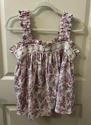Blu Pepper Floral Blouse thumbnail 1