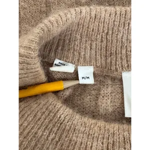 Selected Femme Sweater Dress Brown Glowie Midi Ribbed Knit Long Sleeve Medium thumbnail 5