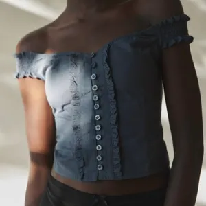 Motel NWOT Bardot Crop Top Corset thumbnail 8