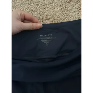 Athleta Fairway High Rise Navy Golf Skort Size Xl Tennis Preppy Athleisure 16” thumbnail 6