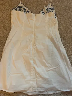 Lulus Finnlyn Ivory Embroidered Sleeveless Mini Dress thumbnail 6