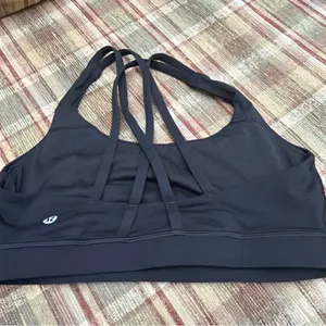 Lululemon Athletica black Strappy Tank Top thumbnail 2