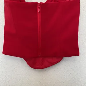 HOUSE OF CB‎ 'Lydia' Red Rose Plunge Corset NWOT size L D- DD thumbnail 17