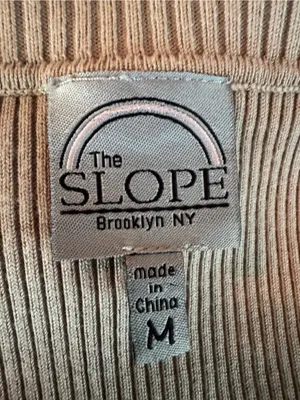 The Slope Striped Scoop-Neck Ribbed Sweater in Brown, Cream & Tan medium thumbnail 6