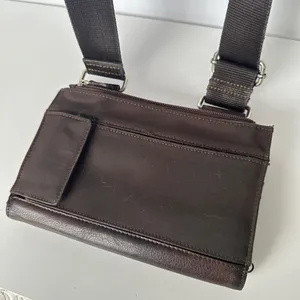 Fossil Brown Genuine Leather Wallet Crossbody Bag Organizer thumbnail 4