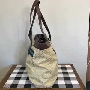 Tommy Hilfiger brown-tan tote bag thumbnail 5