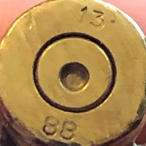Vintage handmade hammered brass bullet primer ring thumbnail 9