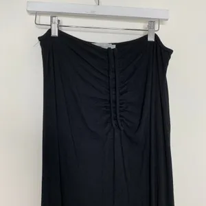 Bumpsuit Soft Rib Maxi Skirt Maternity Womens Large Black thumbnail 7