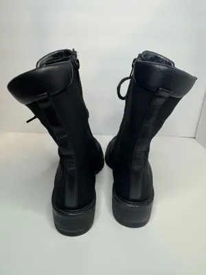 Stuart Weitzman Black Gore-Tex Side Zip Boots Womens Size 7B thumbnail 4