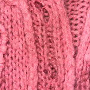 Loveshackfancy Pink Fabietto Cropped Floral Alpaca Blend Cardigan Flaws thumbnail 4