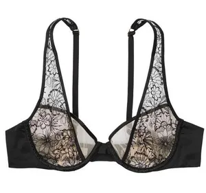 Victoria’s Secret Floral Plunge Bra thumbnail 3