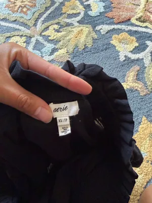 Aerie Rock 'n' Ruffle Skort in Black Size XS Coastal Resortwear Vacation thumbnail 5
