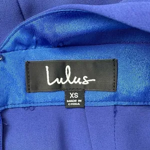 NWT Lulus Idina Backless‎ Bodycon Midi Dress In Royal Blue Size Extra Small thumbnail 7