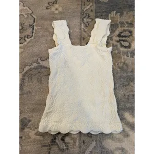 Free People Love Letter Cami - Ivory S/M New $38 thumbnail 3