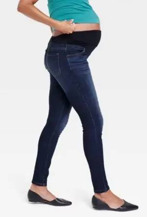 Over The Belly Skinny Maternity Jeans - Isabel Maternity byIngrid super stretch thumbnail 3