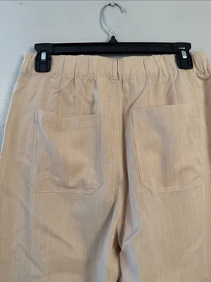 Halara High Waisted Wide Leg Casual Linen-Feel Pants, medium thumbnail 4