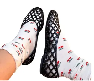 Jellypop Black Women's Jelly Shoes size 6 thumbnail 1