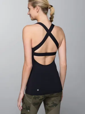 Lululemon Core Kicker Tank Top in Black W2555 Sz 8 thumbnail 2