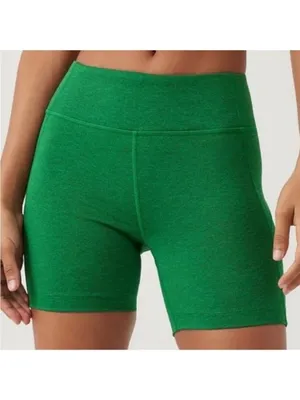 NWT Outdoor Voices Warmup 5" Biker Short XXS Spearmint Green Workout Mid Rise thumbnail 4