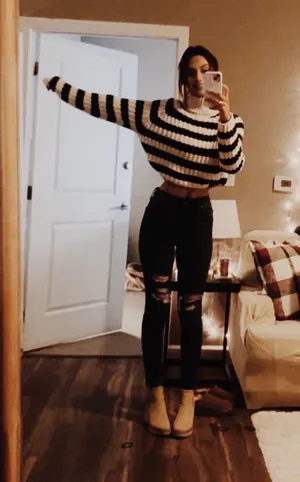 Striped Forever 21 Sweater thumbnail 1