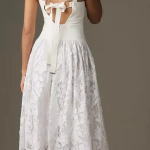 Pilcro Women's White Dress Bridal Romantic Cottagecore thumbnail 2