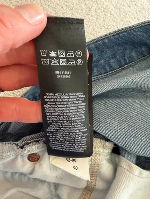 7 For All Mankind The Straight Women’s Jeans 33 Medium Wash Stretch Denim thumbnail 10