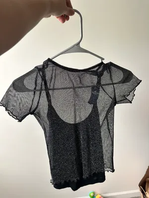 Hollister Mesh Top With Cami thumbnail 3