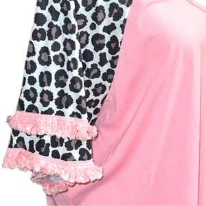 Cellabie Pink Leopard Sleeve Women's Top Size XL thumbnail 4