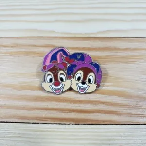 Disney Parks Chip Dale Mardi Gras Jester Hidden Mickey Trading Pin thumbnail 2