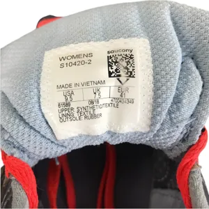 SAUCONY Cohesion 11 Running Shoe Women 9.5 Grey/Red Athletic Comfort Outdoor thumbnail 11
