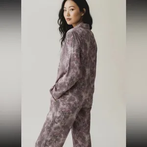 SKIMS Sleep Long Sleeve Pajama Set Bloom Mini Multi Animal M NWT thumbnail 3