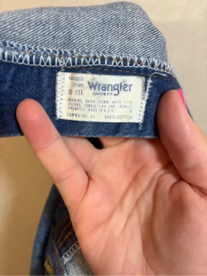 Wrangler Vintage Denim Maxi Midi Skirt Size 10/11 thumbnail 6