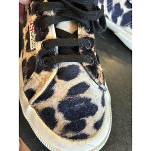 Superga 2750 FANVELVET Sneaker Leopard Velvet Print Tan Black size EU‎ 38 US 7.5 thumbnail 6