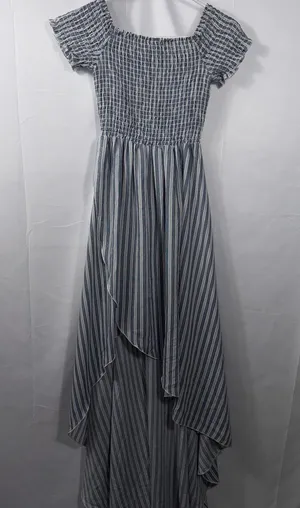 Show Me Your Mumu Striped High Low Maxi Dress Size Large thumbnail 1