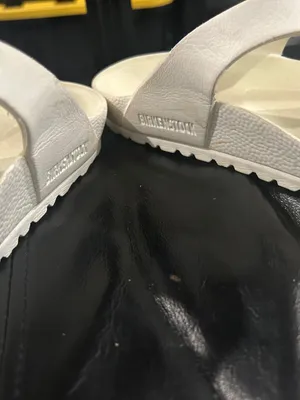 Birkenstock White T-Strap Women's Sandals thumbnail 7