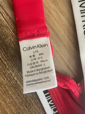 Calvin Klein Icon Cotton Modal Lightly Lined Triangle Buffalo Plaid Bralette thumbnail 3