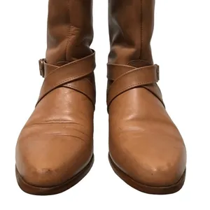 Vintage Frye tan leather pull‎ on riding boots 9 thumbnail 5