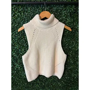 Scotch & Soda Sleeveless Knit Turtleneck Sweater Sz Small thumbnail 2
