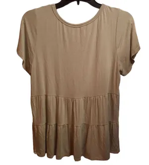 Pink Lily Light Green/Sage Blouse Size Medium thumbnail 2