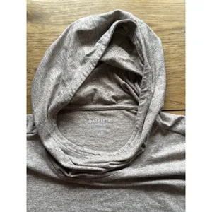 Athleta Tan Maeve Uptempo Hoodie Sweatshirt Women Size Small Athleisure Yoga thumbnail 6