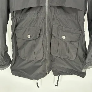 Mountain Hardwear Zenell Hooded Trench Coat Black Women's Small S Jacket thumbnail 5