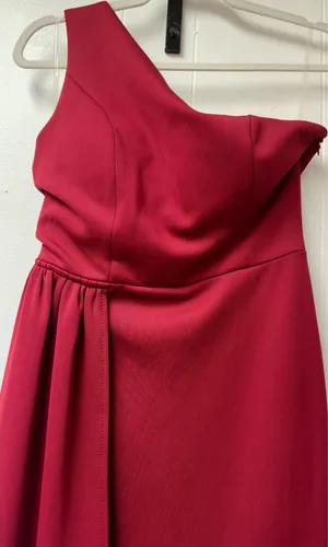 Boutique Red Matte Formal Dress Maxi thumbnail 4