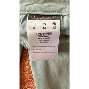 Liverpool Remy Ankle Skinny Jeans US 10 Slate Blue Stretch NWOT thumbnail 3