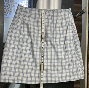 Brandy Melville Plaid Cara Mini Skirt Womens Size 1 thumbnail 6
