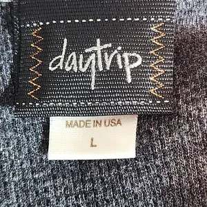 Daytrip Black Mineral Washed Tee with Metal Stud Detail Size Large thumbnail 7