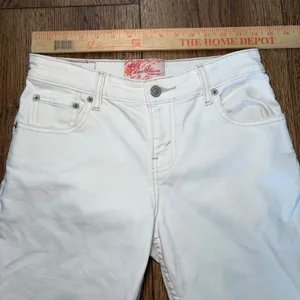 Levi Strauss Signature White Straight Leg Jeans Size 4 28x22 Denim y2k cotton thumbnail 4