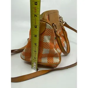 DOONEY & BOURKE Orange White Tote Crossbody Bag thumbnail 4
